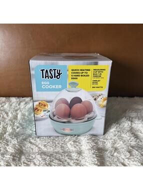 Tasty Rapid Egg Cooker, 5 Eggs Capacity For Boiled Eggs